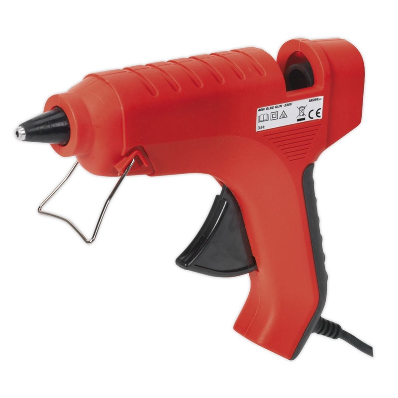 Sealey 40W Glue Gun 230V Hobby Craft Mini Work Trigger Feed Control