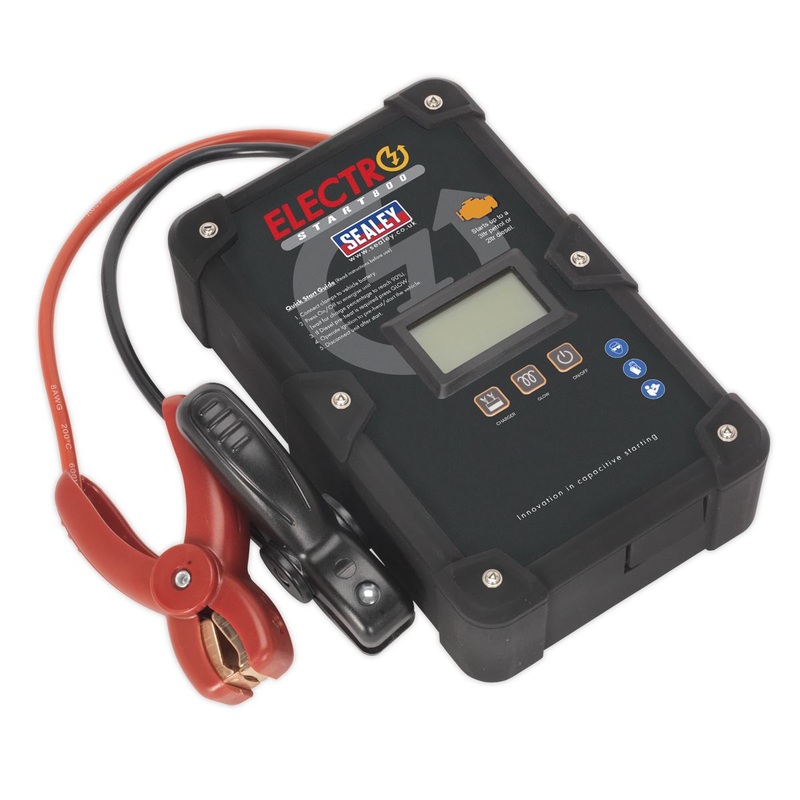 Sealey 800A 12V Electrostart Batteryless Jump Pack Power Start Portable Car Starter