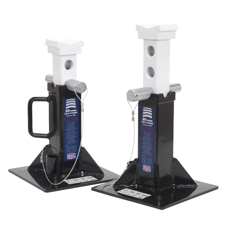 Sealey Axle Stands 20 Tonne Capacity Per Stand Pair