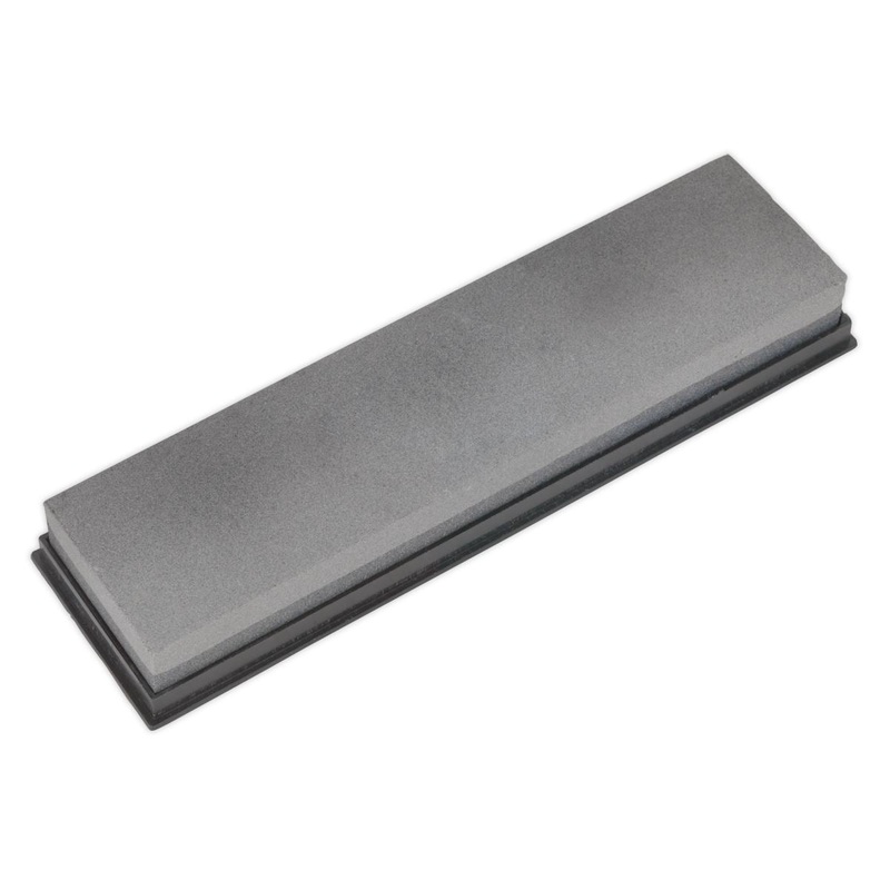 Sealey Combination Sharpening Stone Fine Medium Silicone Carbide Supplied In Box