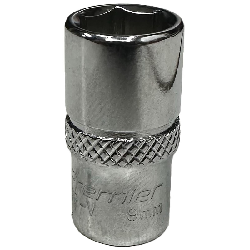 Sealey Socket 9mm 1/4" Drive Mirror Finish Wrench Mechanic Garage Workshop