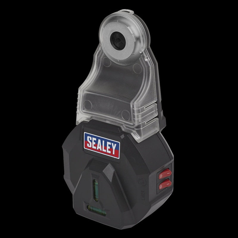 Sealey Vacuum Drill Dust Extractor 3.7V with Spirit Level and Laser Light