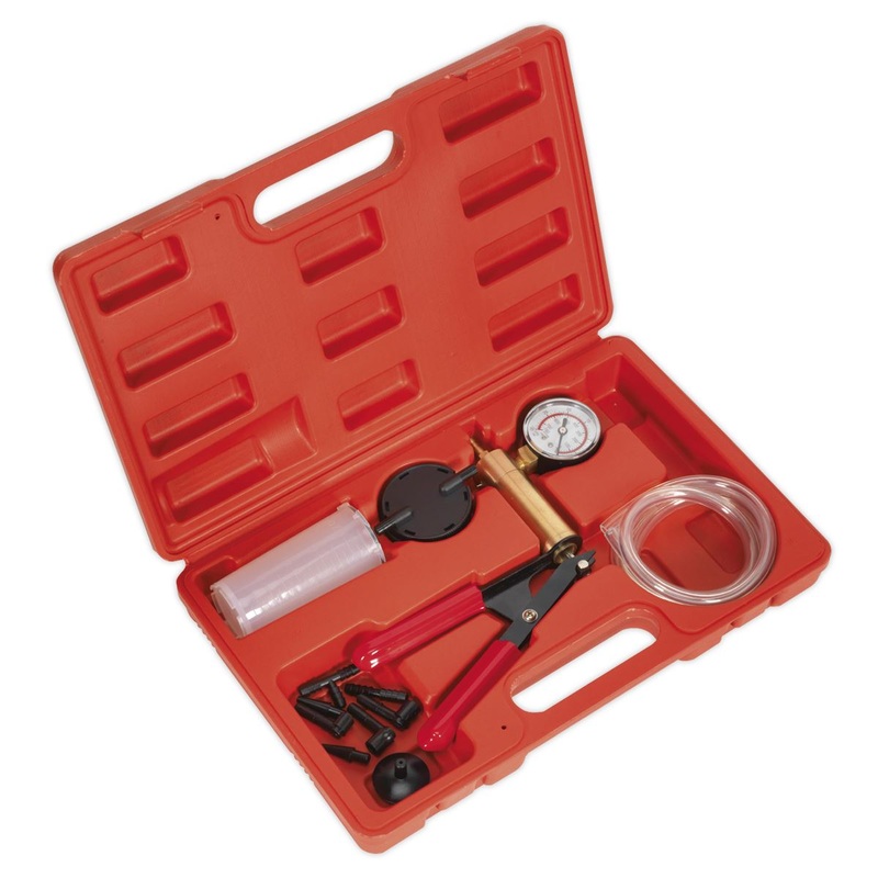 Sealey Vacuum Tester and Brake Bleeding Kit