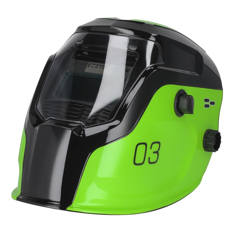 Sealey Auto Darkening Welding Helmet Shade 9-13 Green