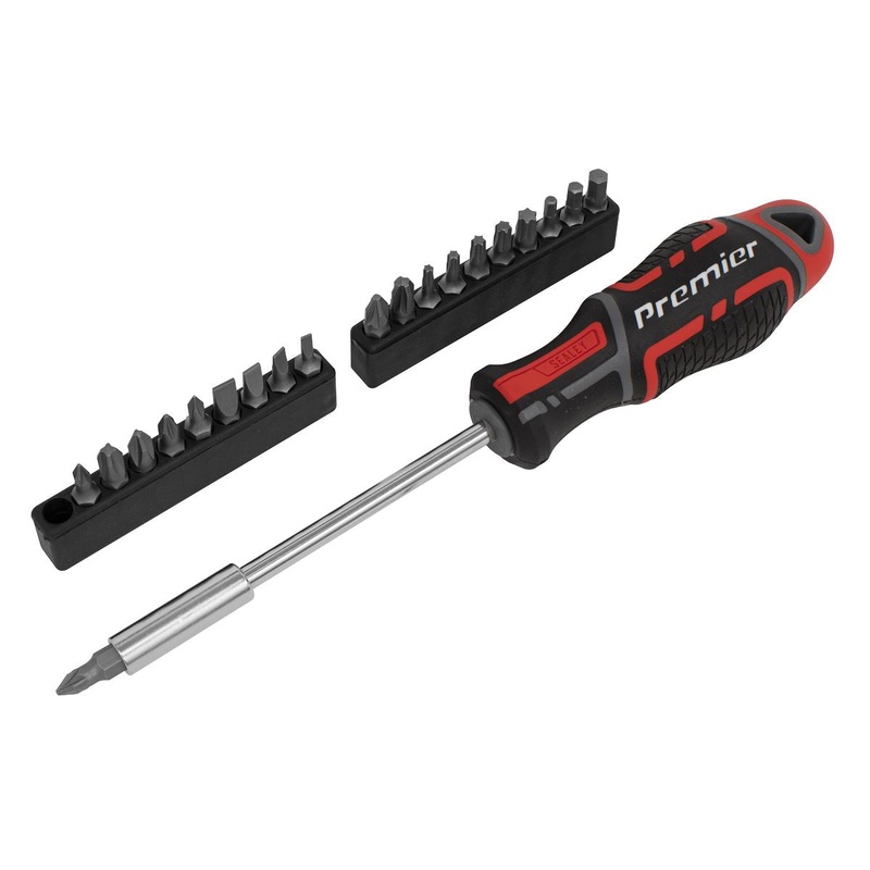 Sealey Premier Screwdriver and Bit Set 21 Piece GripMAX