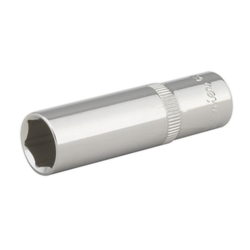 Sealey Premier WallDrive Socket 13mm Deep 3/8"Sq Drive Fully Polished