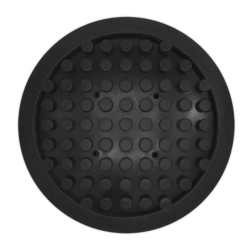 Sealey Safety Rubber Trolley Jack Pad Type C To Fit 122-126mm Saddle