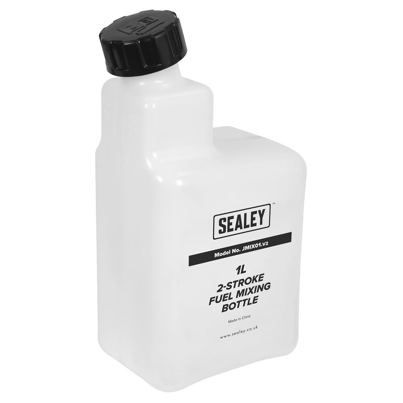 Sealey 1 Litre 2 Stroke Petrol/Fuel Mixing Bottle Engine Oil Ratios Car Motorbike