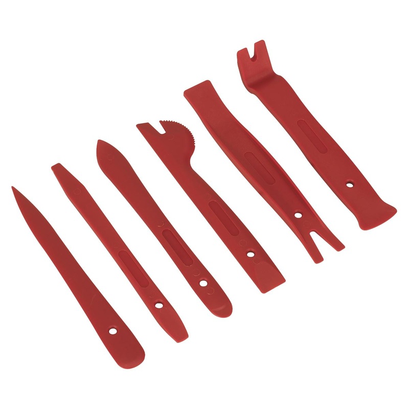 Sealey 6 Piece Mini Panel Removal Tool Set Car Van Door Nylon Tool Kit
