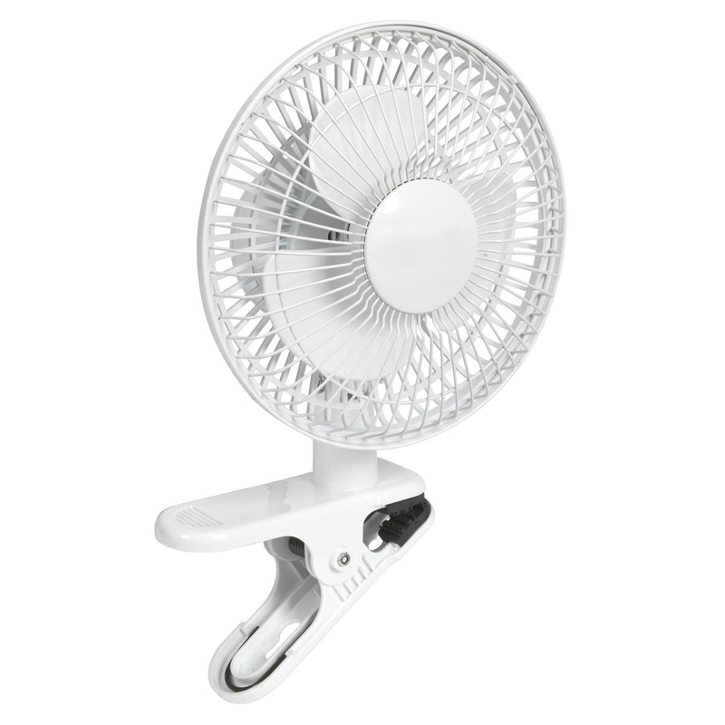 Sealey 8" Clip-On Fan 2-Speed 230V Desk Table Air Conditioning Tilt Swivel Head