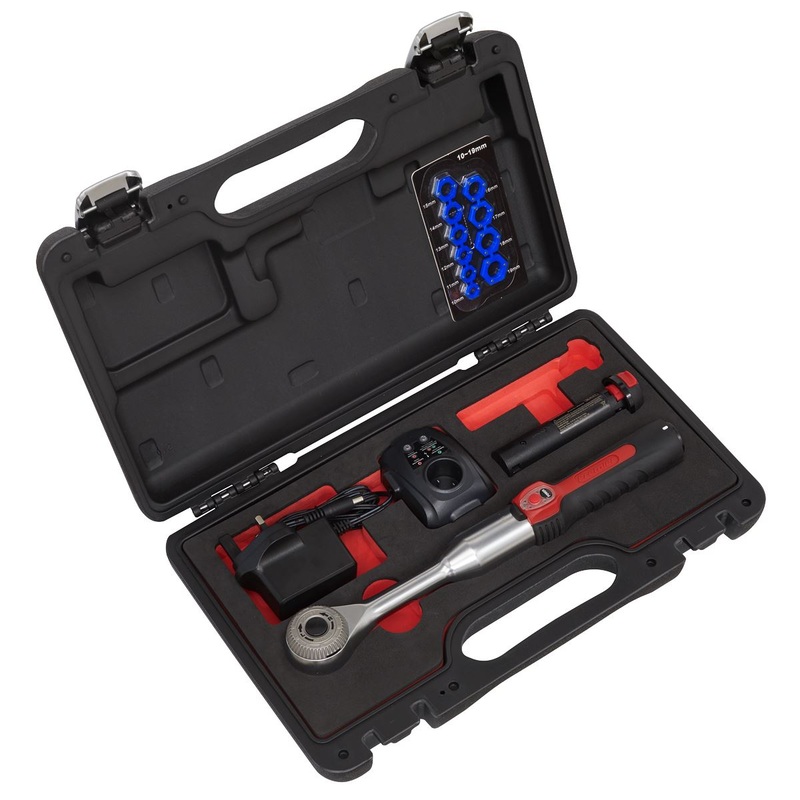 Sealey Cordless Power Speed Ratchet Wrench Kit 1/2" Drive 60 Tooth in Case