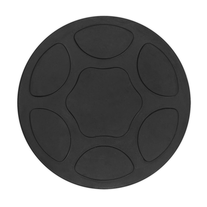 Sealey Safety Rubber Trolley Jack Pad Type B To Fit 95-97mm Saddle
