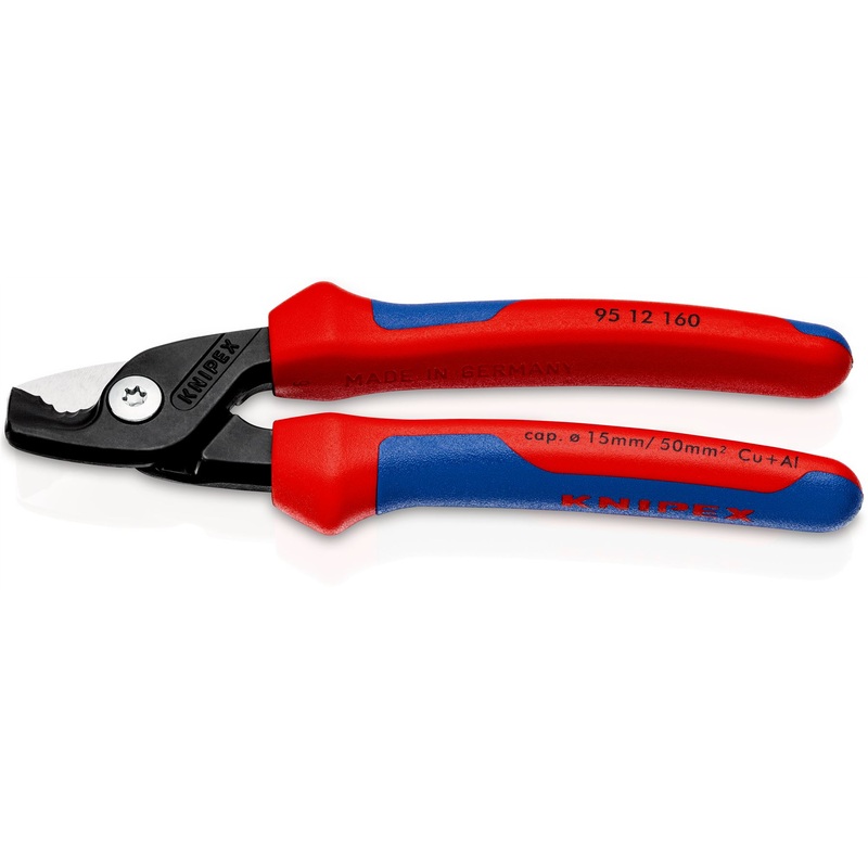 Knipex StepCut Cable Shears 160mm Multi Component Grips 95 12 160