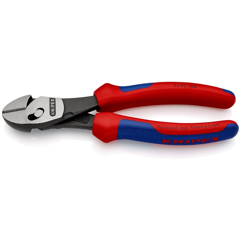 Knipex TwinForce High Performance Diagonal Cutters Cutting Pliers 180mm Multi Component Grips 73 72 180