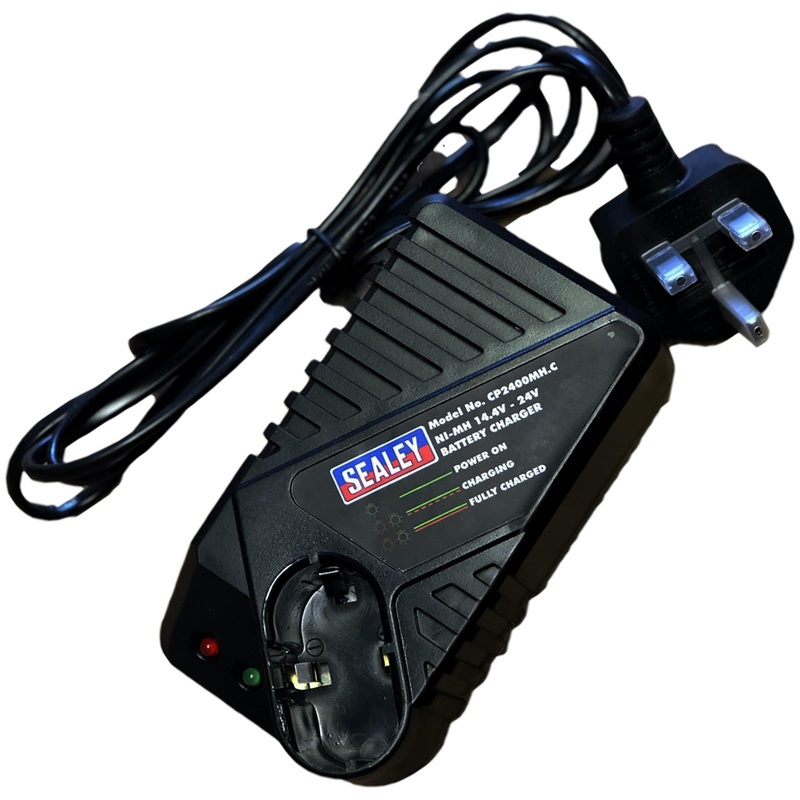 Sealey Battery Charger for 14.4V-24V Ni-MH Batteries