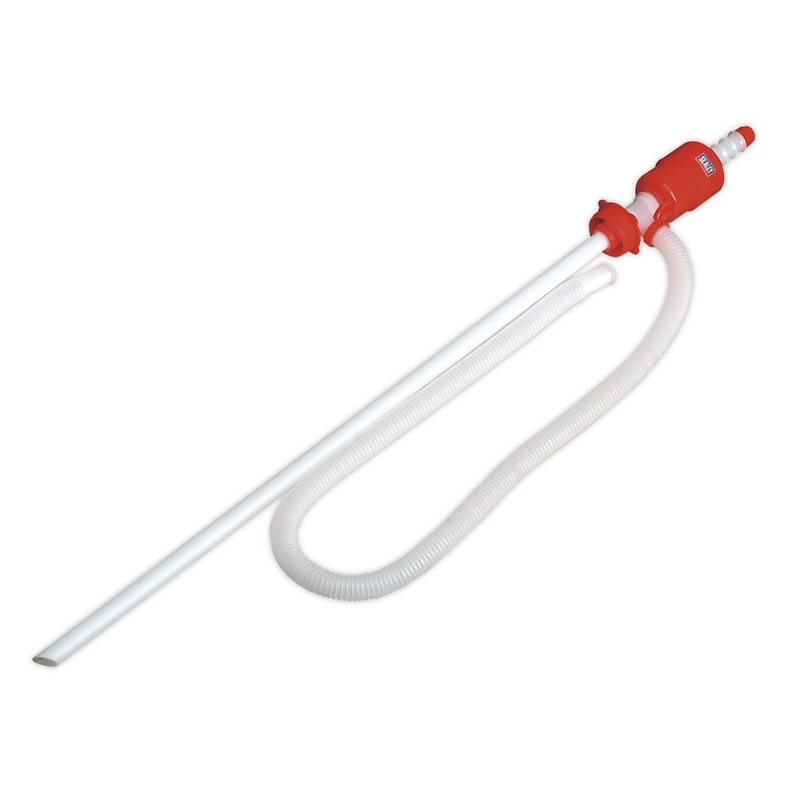Sealey Syphon Pump for 205L/48gal Drum Male Fitting