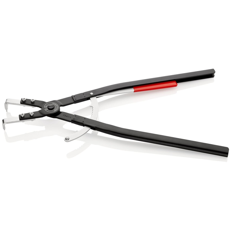 Knipex Circlip Pliers for Internal Circlips in Bore Holes 90 Degree Angled Tips 590mm 44 20 J51