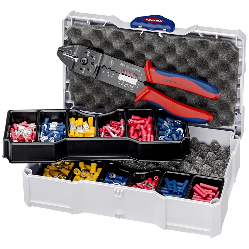 Knipex Crimp Assortment for Cable Connectors in TANOS MINI systainer Box 97 90 26