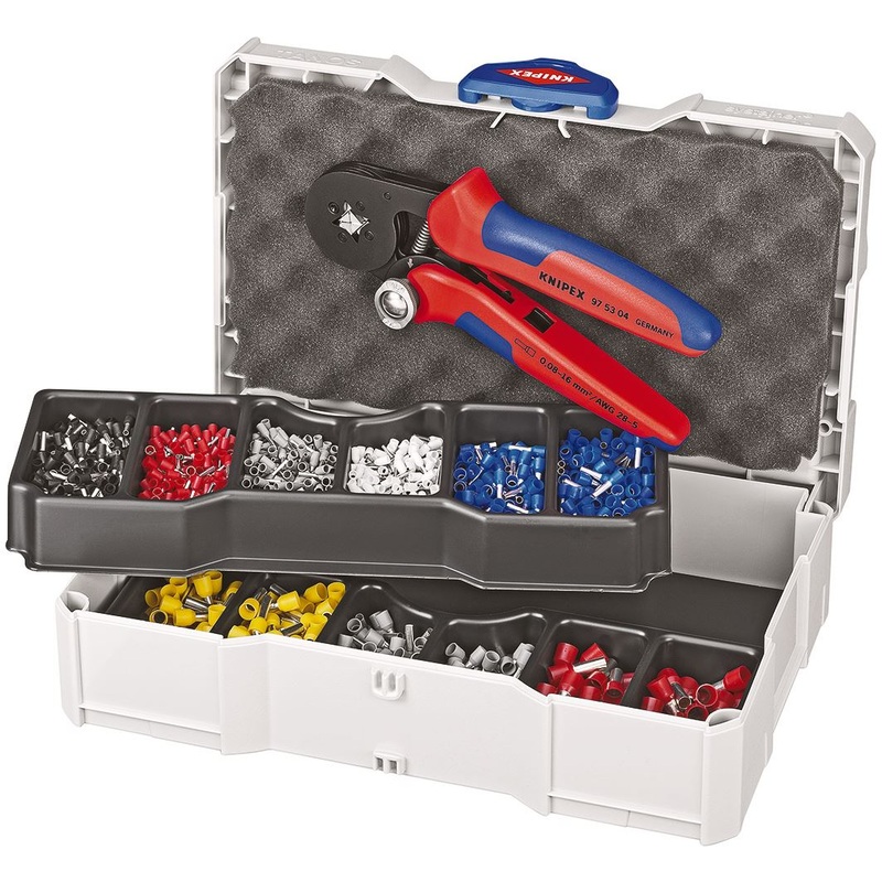 Knipex Crimp Assortment for Wire Ferrules in TANOS MINI-systainer Box 97 90 09