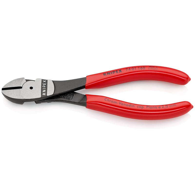 Knipex High Leverage Diagonal Side Cutting Pliers 160mm 74 01 160