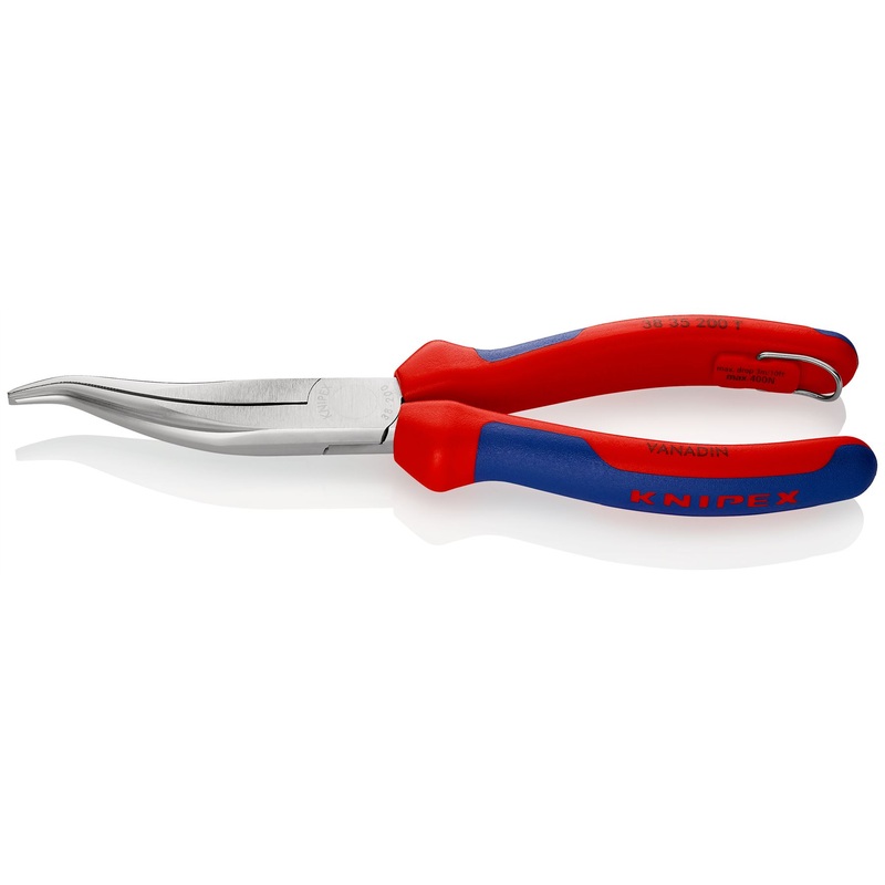 Knipex Mechanics Pliers 200mm Multi Component Grips with Tether Point 38 35 200 T