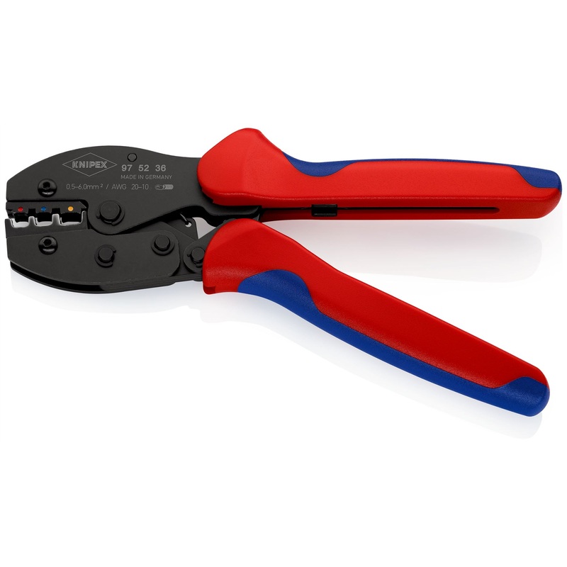 KNIPEX PreciForce Crimping Pliers for Imsulated Terminals Plug and Butt Connectors 97 52 36