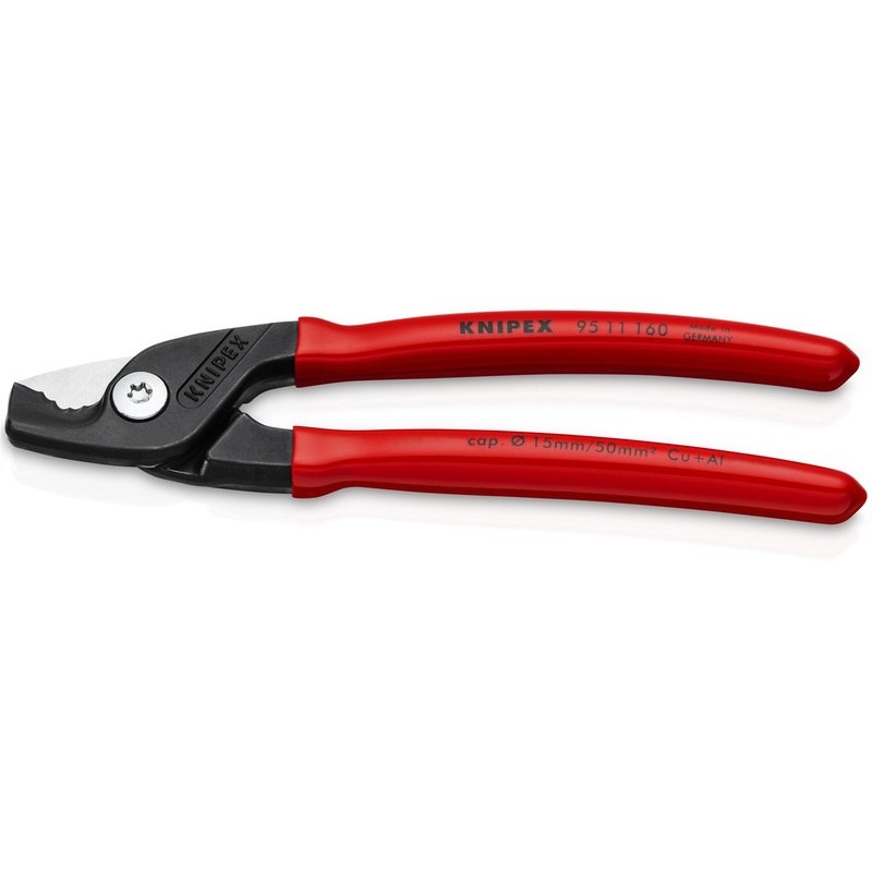 Knipex StepCut Cable Shears Cutting Pliers 15mm Capacity 160mm 95 11 160