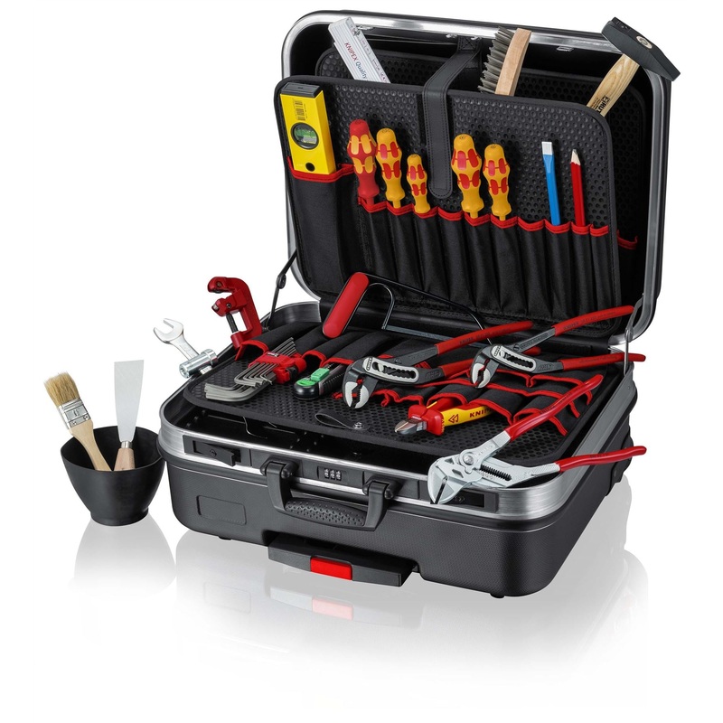 KNIPEX Tool Case BIG Basic Move Plumbing Kit 31 Pieces 00 21 06 HK S