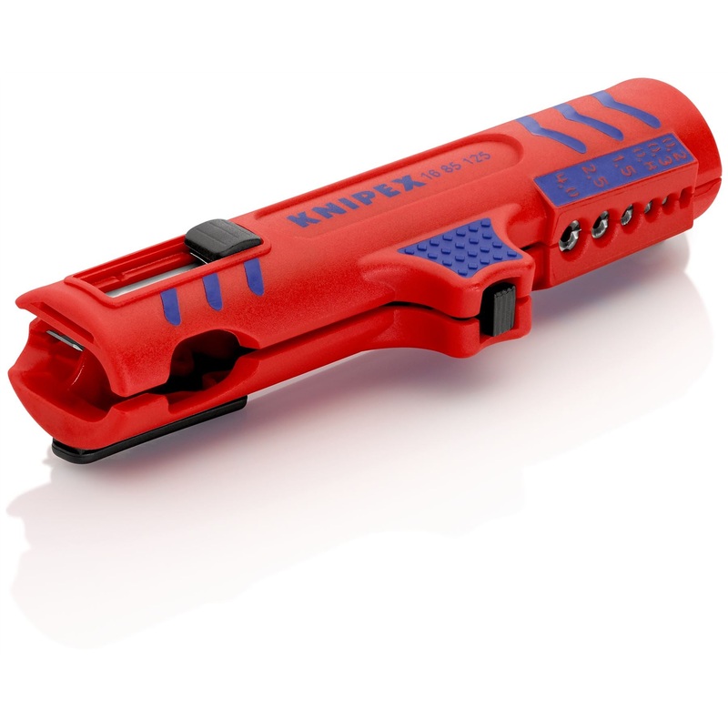 KNIPEX Universal Wire Stripping Tool 125mm for 8-13mm Diameter Cables 16 85 125 SB