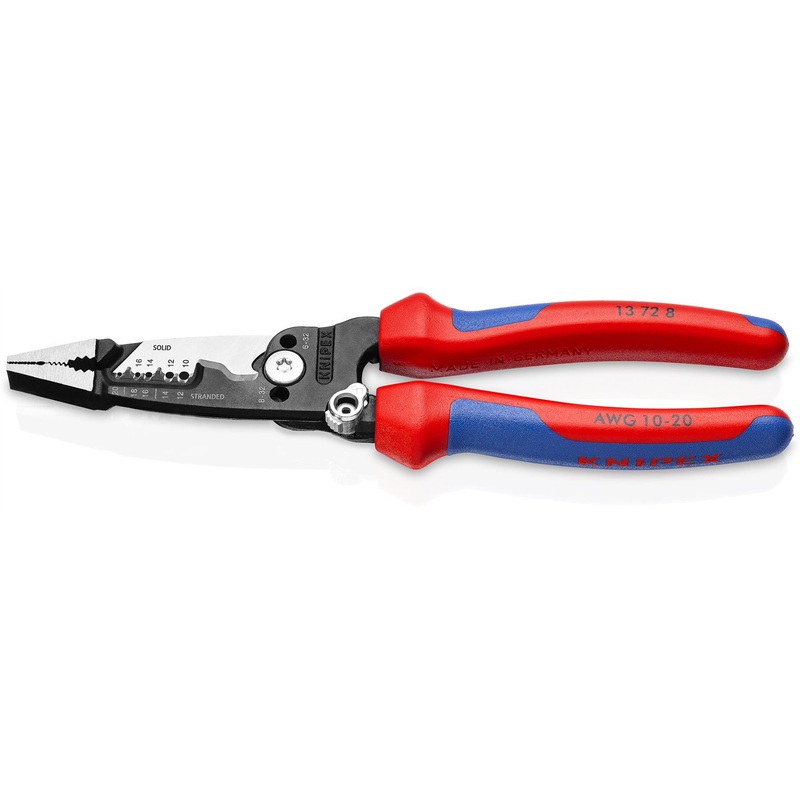 Knipex Wire Stripper Multifunction Electrician Pliers American Style Multi Component Grips 13 72 8