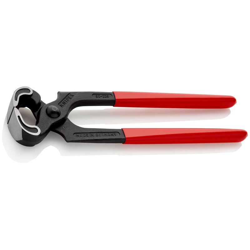 KNIPEX Carpenters Pincers 225mm Plastic Coated Handles 50 01 225