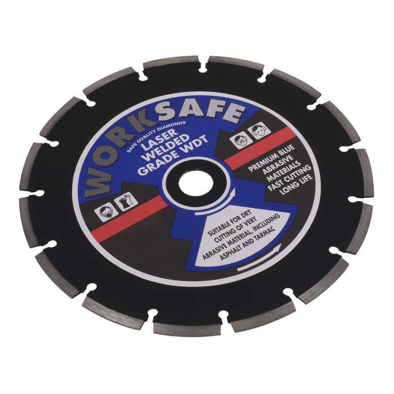 Worksafe by Sealey Asphalt/Tarmac Diamond Blade 300 x 20mm