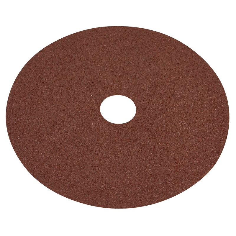Worksafe by Sealey Fibre Backed Disc 115mm - 40Grit Pack of 25