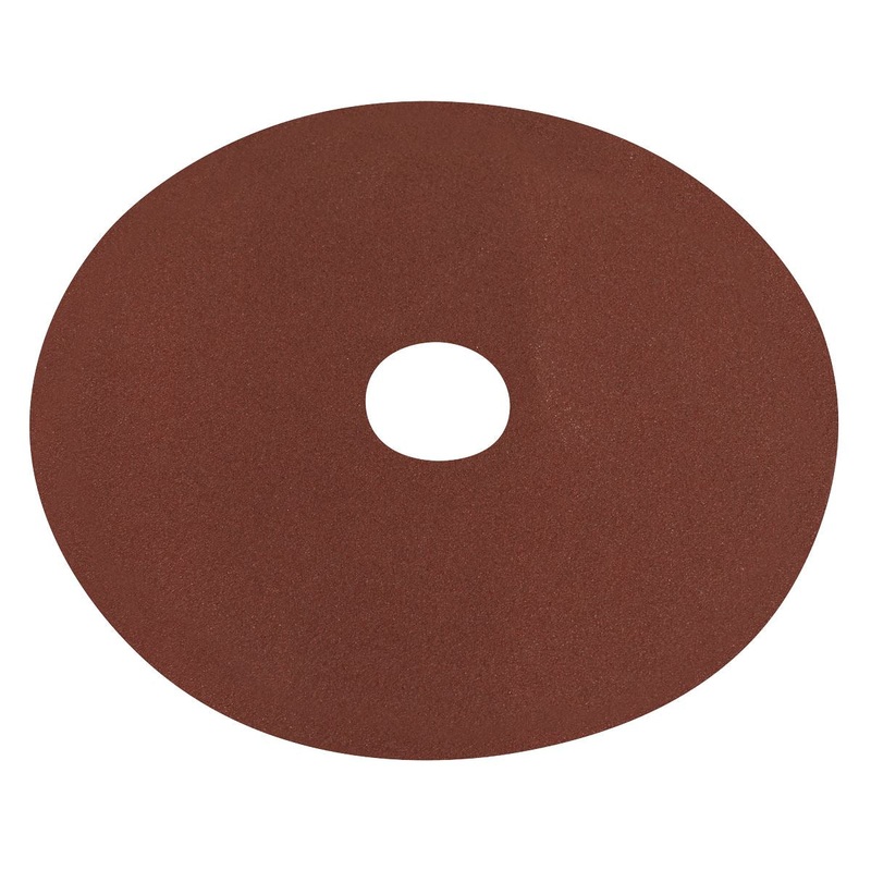 Worksafe by Sealey Fibre Backed Disc 125mm - 80Grit Pack of 25