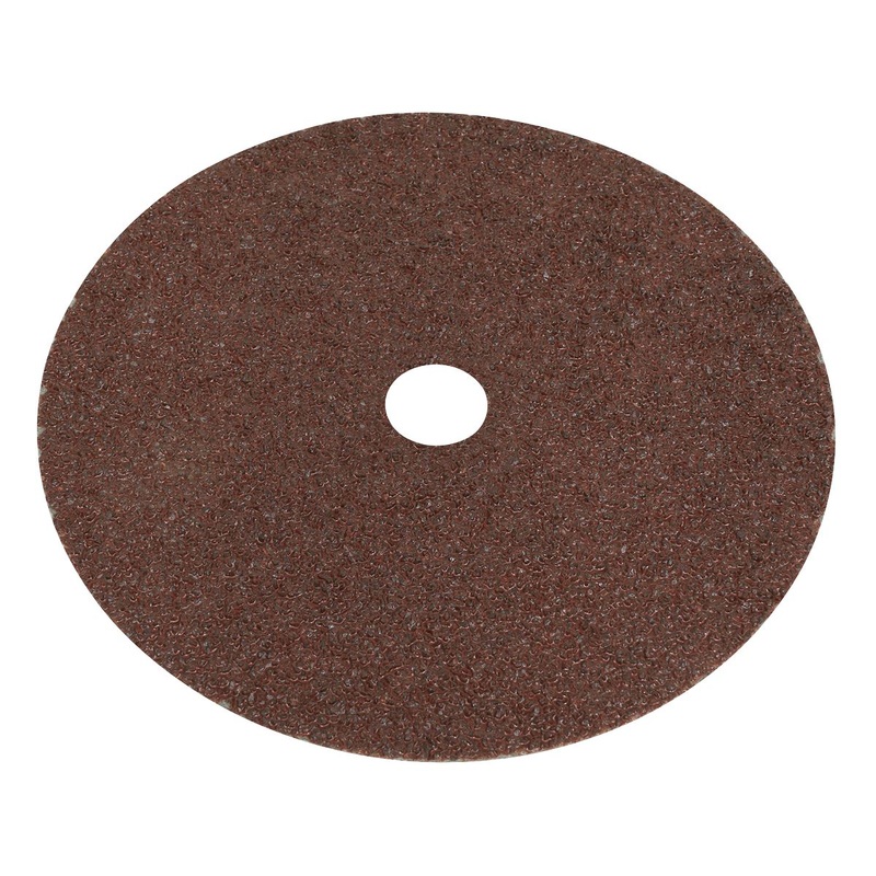 Worksafe by Sealey Fibre Backed Disc 175mm - 24Grit Pack of 25