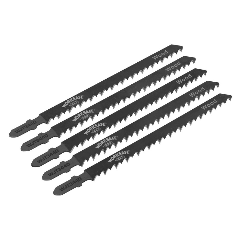 Worksafe by Sealey Jigsaw Blade Wood 105mm 6tpi - Pack of 5