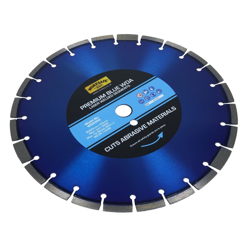 Worksafe by Sealey Premium Blue WDA Diamond Blade 350 x 25mm