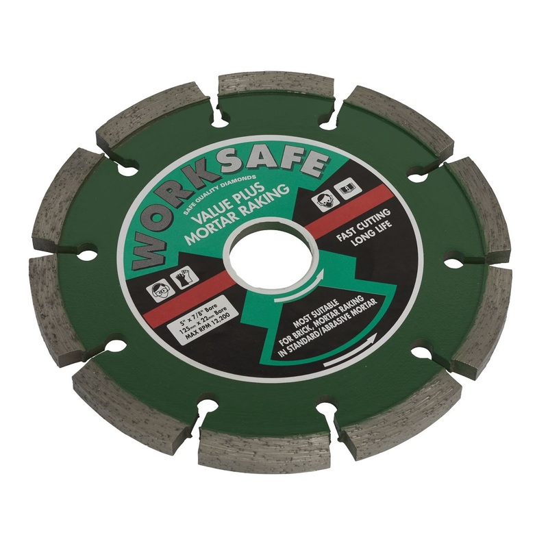 Worksafe by Sealey Value Plus Diamond Blade 125 x 22mm