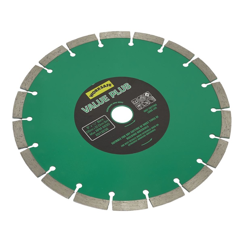 Worksafe by Sealey Value Plus Diamond Blade 230 x 22mm