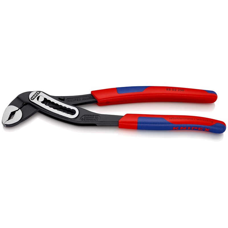KNIPEX Alligator Water Pump Pliers 250mm Multi Component Grips 88 02 250