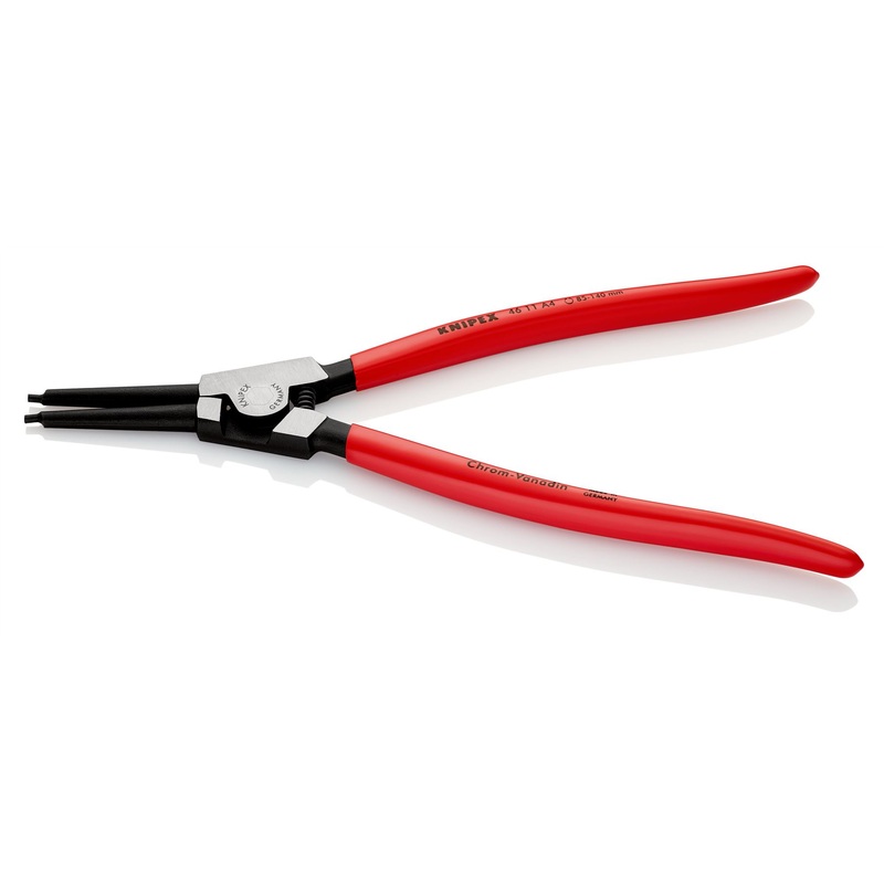 KNIPEX Circlip Pliers for External Circlips on Shafts 320mm 3.2mm Diameter Tips 46 11 A4