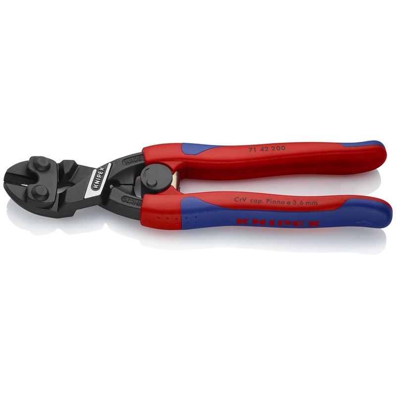 Knipex Cobolt Compact Bolt Cutters Cutting Pliers 200mm Multi Component Grips 71 42 200