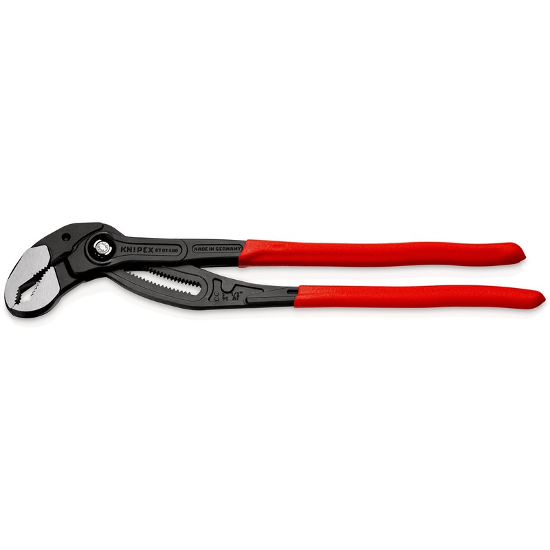 KNIPEX Cobra XL High Tech Water Pump Pliers 400mm Plastic Coated Handles Non Slip 87 01 400 SB