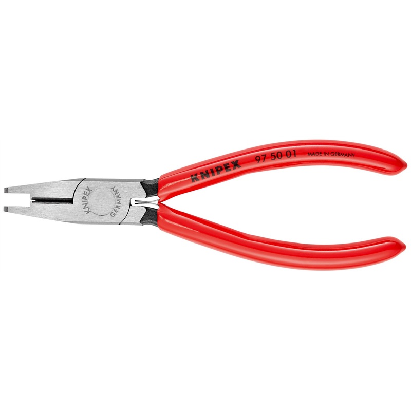 KNIPEX Crimping Pliers for Scotchlok Connectors with Side Cutter 155mm Plastic Coated Handles 97 50 01