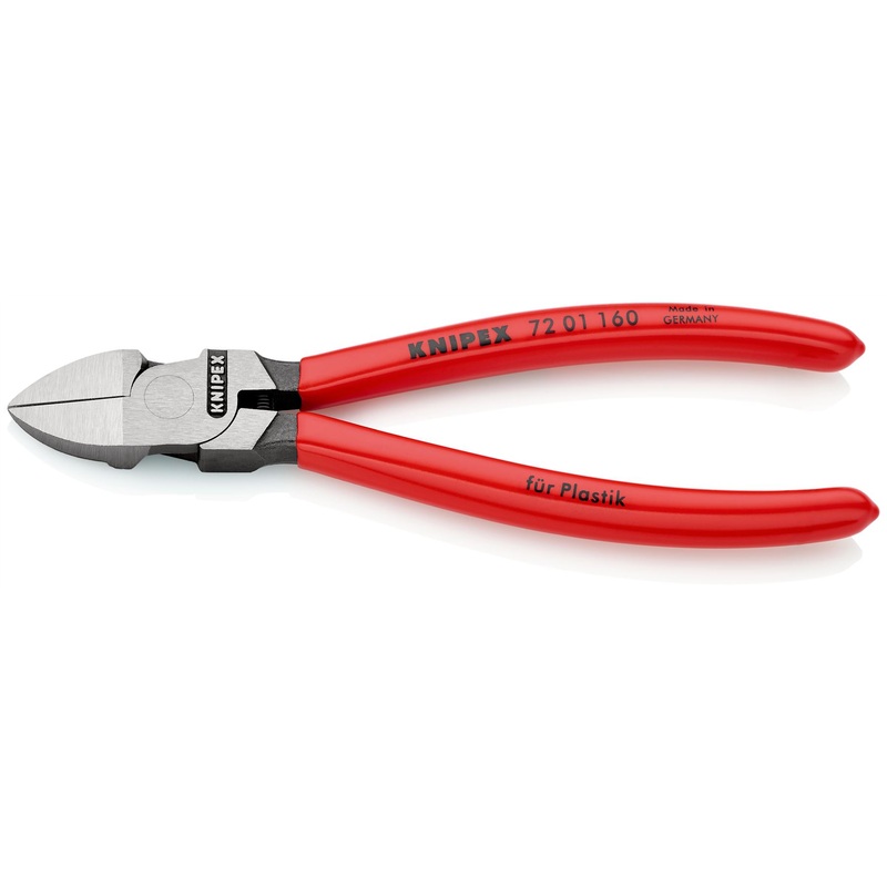 Knipex Cutting Pliers 160mm Diagonal Cutters for Plastics 72 01 160