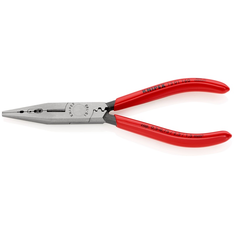 Knipex Electricians Pliers 160mm for Cable Work Black Atramentized 13 01 160