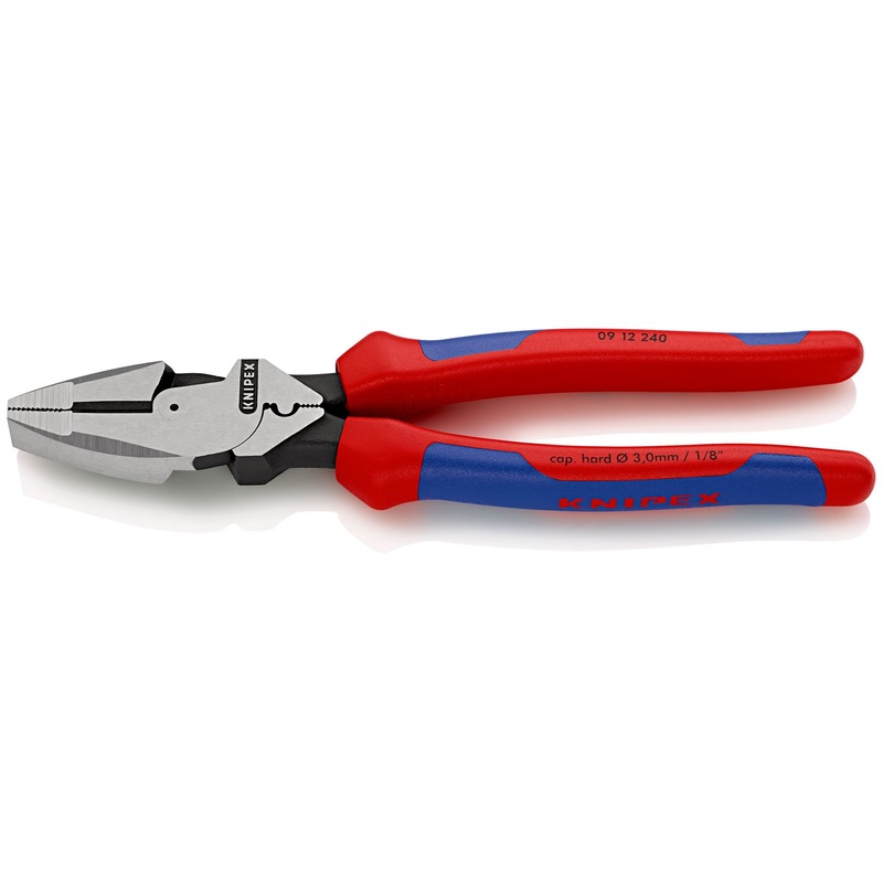 Knipex Linemans Pliers American Style 240mm Multi Component Grips 09 12 240