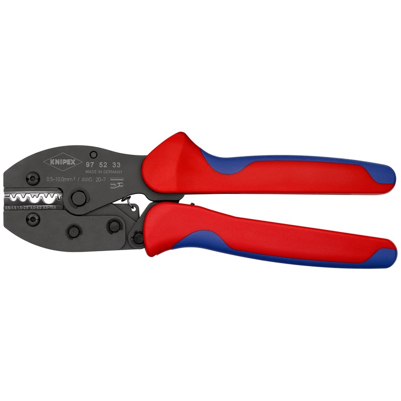KNIPEX PreciForce Crimping Pliers for Non Insulated Terminals 0.5-10mm 220mm 97 52 33