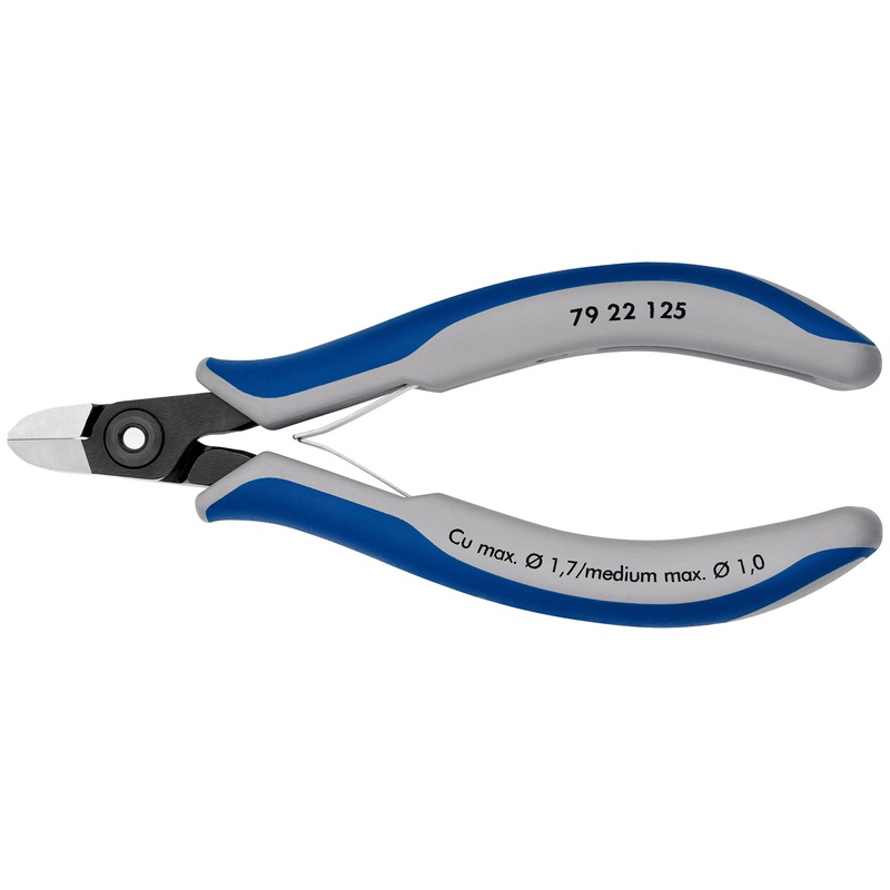 KNIPEX Precision Electronics Diagonal Cutter Cutting Pliers 125mm Multi Component Grips 79 22 125