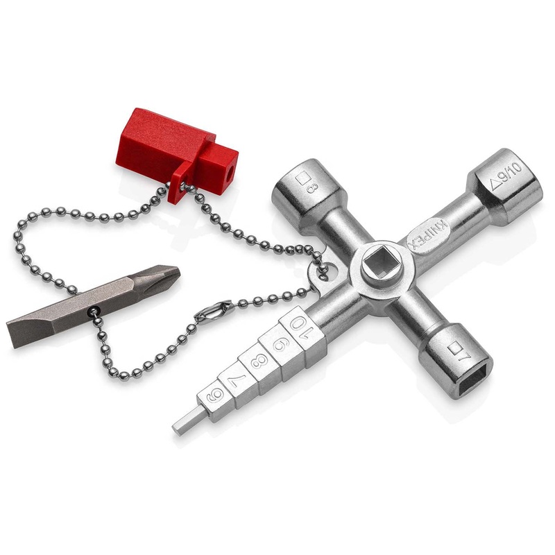 KNIPEX Profi Key for all Standard Shut Off Systems 00 11 04